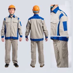 Quần áo bảo hộ lao động 05 gây ấn tượng bởi màu sắc và thiết kế